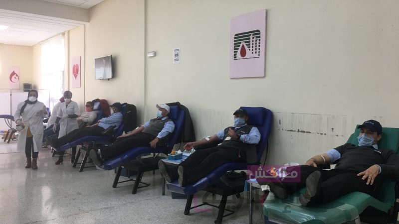 الفيديو : أزيد من 100 عامل بشركة النقل ألزا بمراكش يتبرعون بالدم
