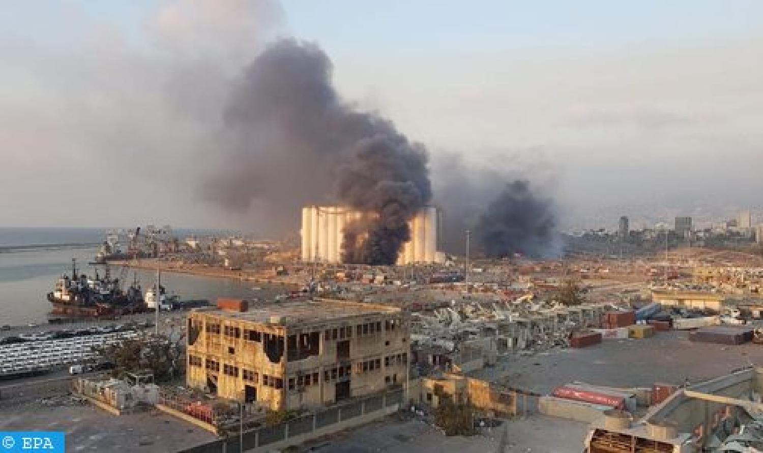 السفارة المغربية بلبنان تتابع أوضاع الجالية بعد انفجار بيروت
