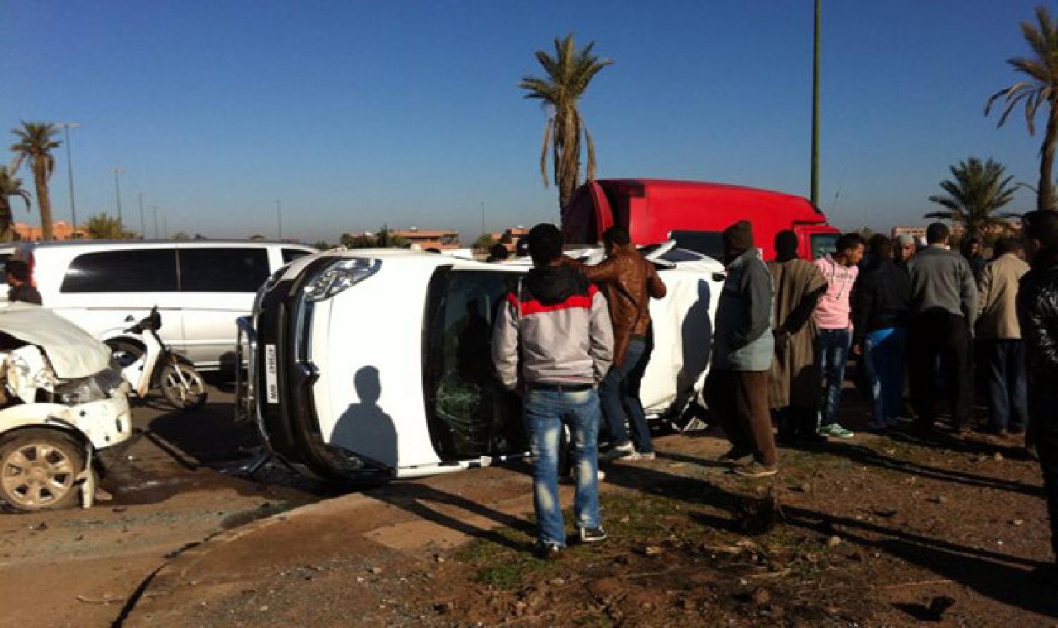 مصرع 8 أشخاص وإصابة 1804 آخرين في حوادث سير بالمدن المغربية خلال أسبوع