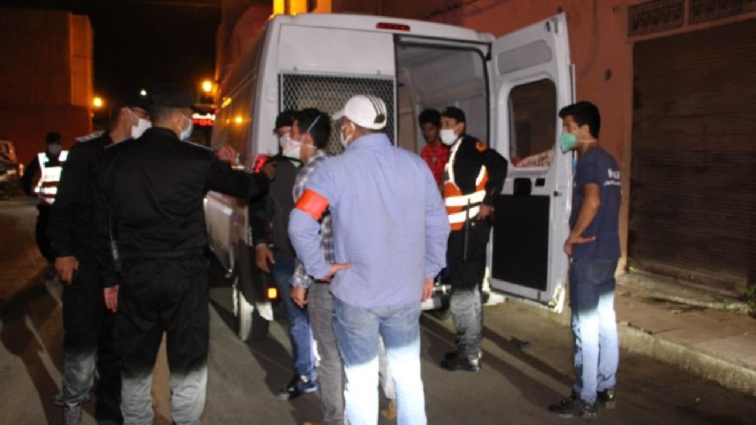 الفرقة الخامسة للشرطة القضائية تواصل حملتها الأمنية بالمدينة العتيقة لمراكش