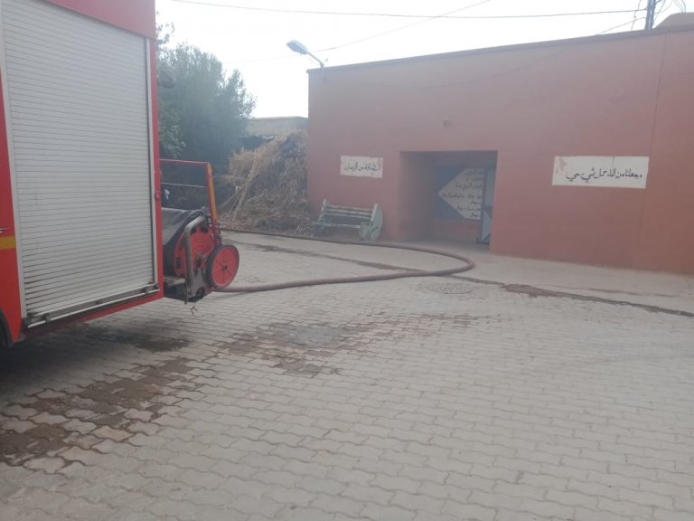 اندلاع حريق داخل حمام دار البر والإحسان بالداوديات دون تسجيل خسائر بشرية