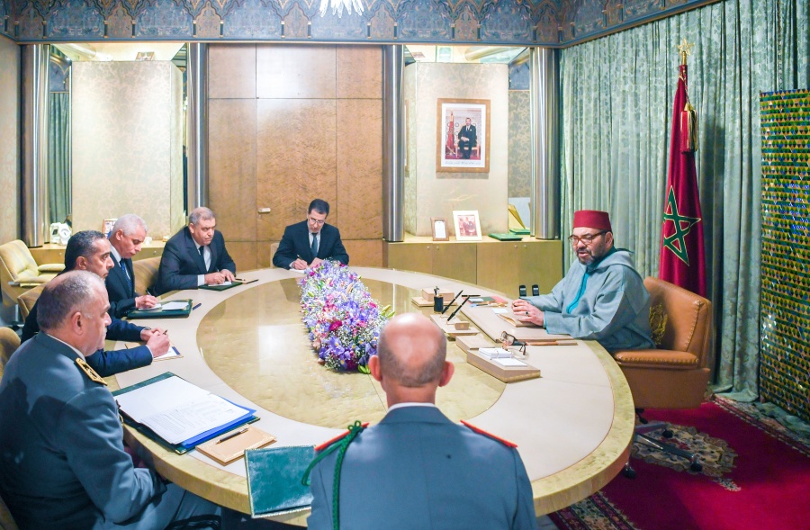 الملك محمد السادس يترأس جلسة عمل خصصت لإستراتيجية التلقيح ضد كورونا