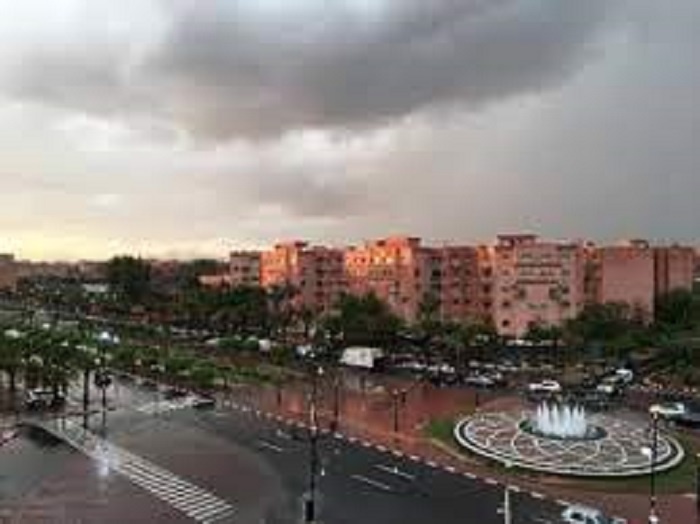 مقاييس التساقطات المطرية المسجلة بمدن جهة مراكش آسفي خلال 24 ساعة الأخيرة