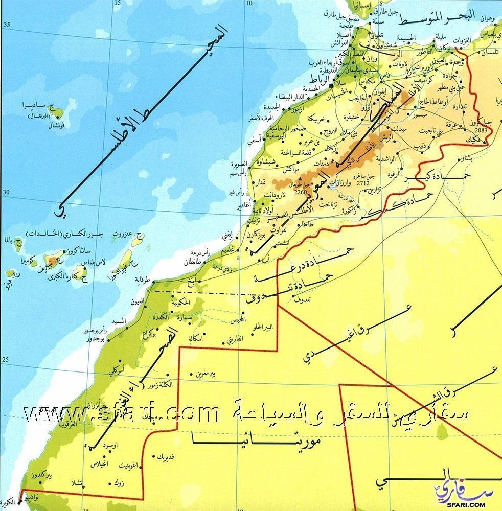 خارطة المغرب المتغيبة
