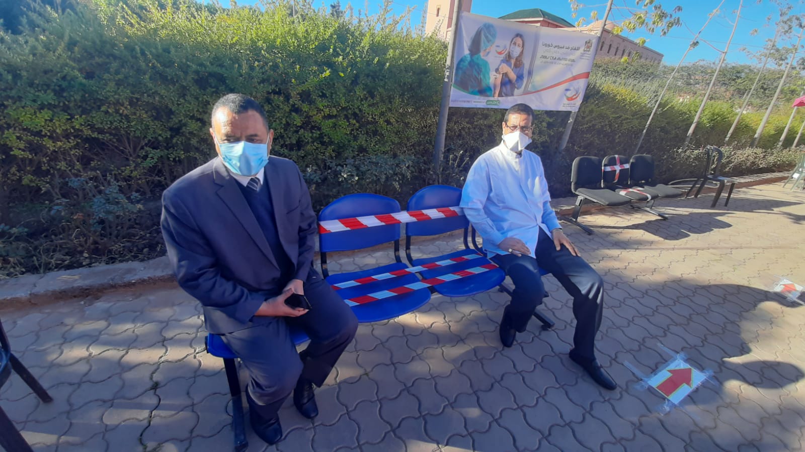 انخراط كبير للأطر الصحية لمستشفى محمد السادس بتحناوت في حملة التلقيح