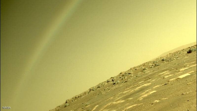 « ناسا » توضح حقيقة صورة « قوس قزح » على المريخ