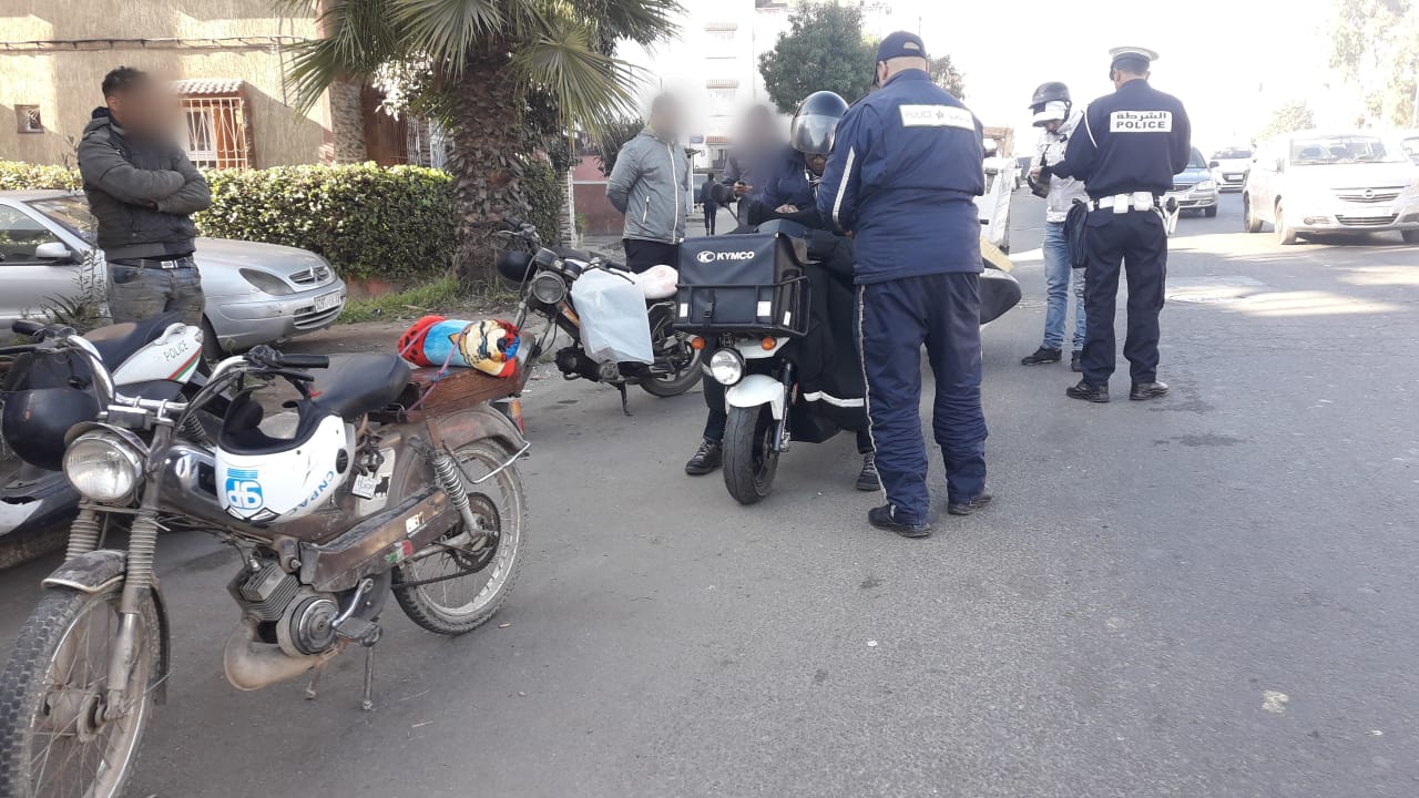مراكش..حملات أمنية تواجه خروقات الدراجات النارية بالشريفية