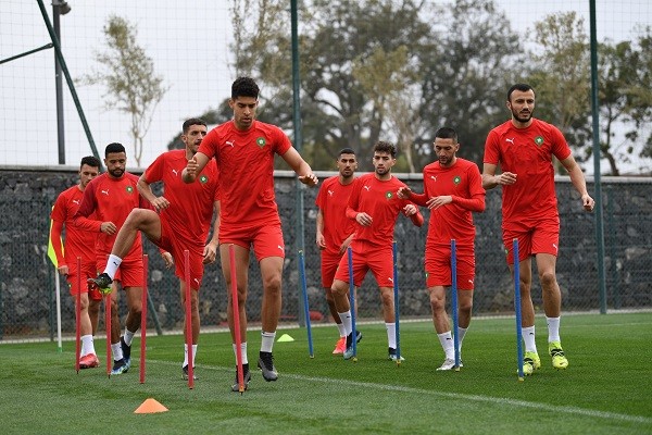 برنامج تدريبي خاص للمنتخب المغربي استعدادا لمباراة غانا