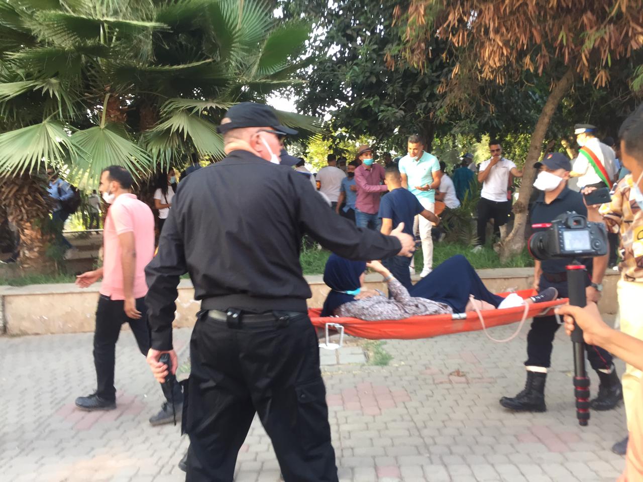 اغماءات وإصابات في احتجاجات الأستاذة المتعاقدين بمراكش وسط منع من السلطات الأمنية