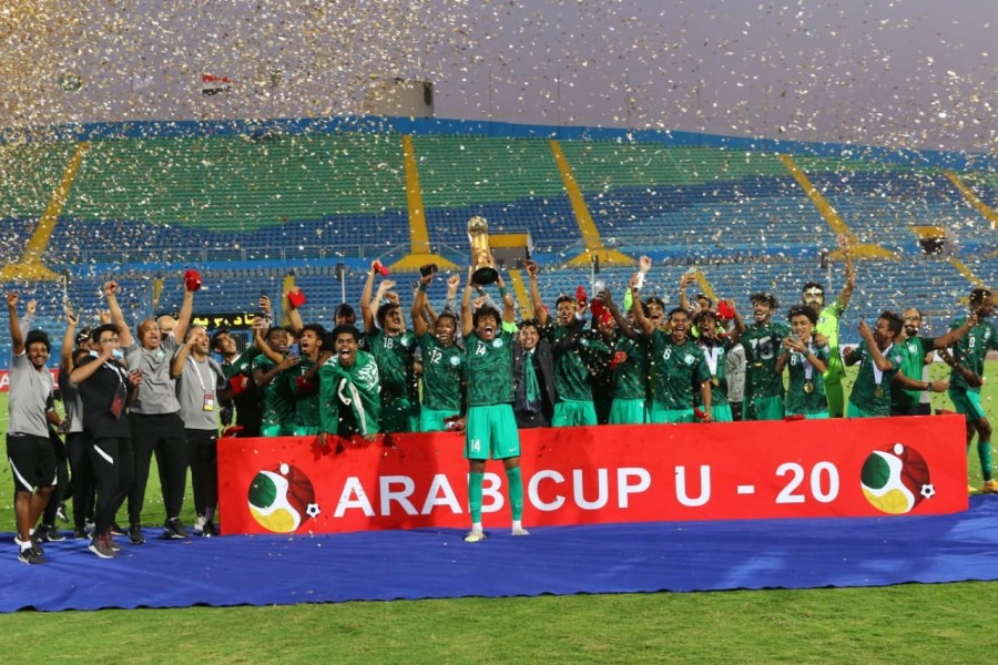 المنتخب السعودي يتوج بكأس العرب
