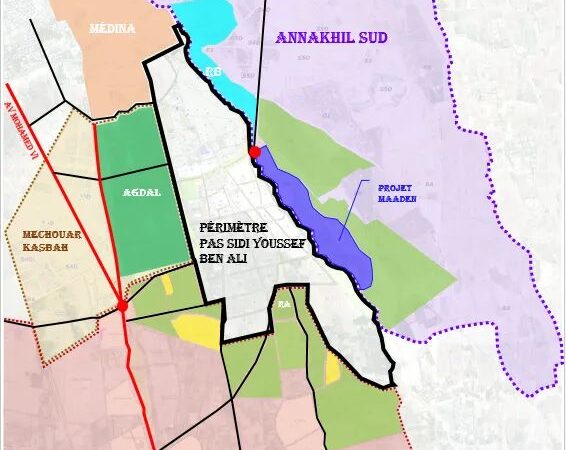 تصميم  تهيئة مقاطعة سيدي يوسف بن علي في طريق عرضه على المصادقة