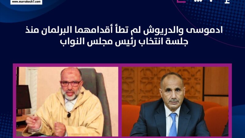 بعد الظفر بمقاعد برلمانية..إدموسى والدريوش يزهدان في حضور الجلسات وتمثيل الناخبين