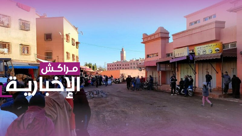 حملة تحرير الملك العمومي بمحيط سوق إزيكي