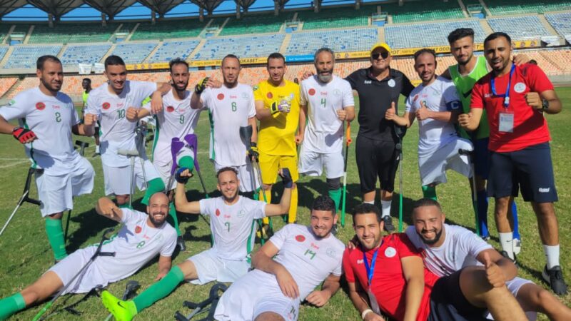 المنتخب الوطني المغربي « لمبتوري الأطراف » يتأهل لكأس العالم بتركيا.