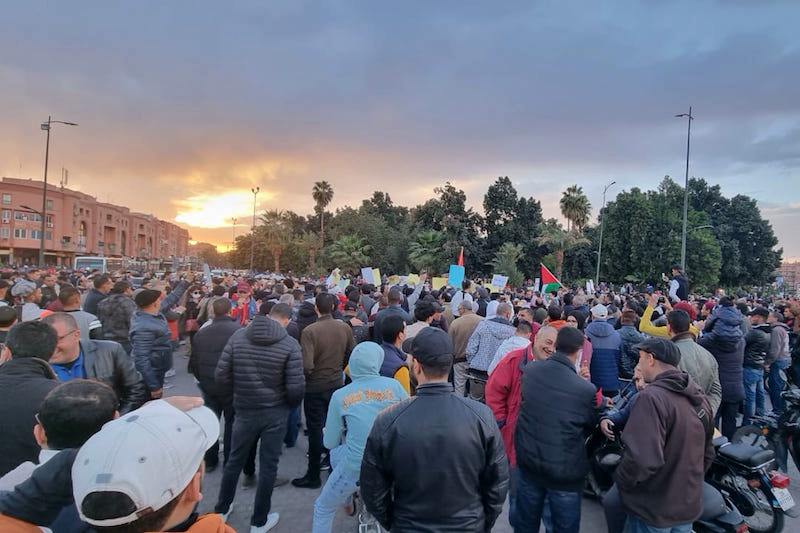 هذه هي مطالب المراكشيين في الوقفة الاحتجاجية المتزامنة مع ذكرى 20 فبراير