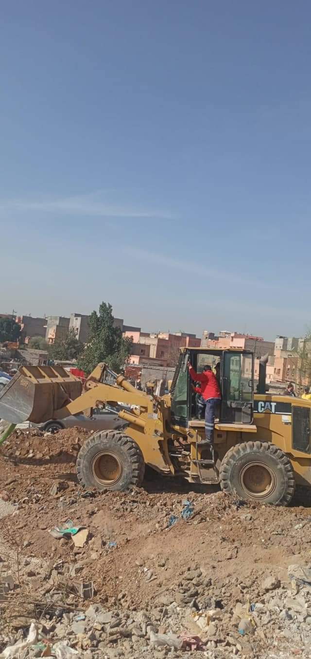 السلطات المحلية تهدم بنايات ومنازل عشوائية بسيدي يوسف ابن علي (صور)