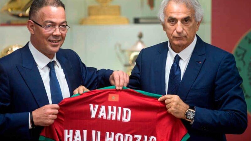 مصادر رياضية تؤكد استمرار وحيد خليلوزيتش مدربا للمنتخب المغربي