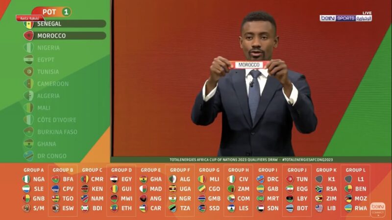 تصفيات كأس إفريقيا 2023: المنتخب المغربي يواجه منتخبات جنوب إفريقيا وزيمبابوي وليبيريا