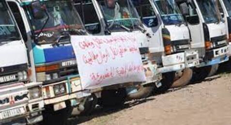 مهنيو النقل  يُعلُقون إضرابهم المفتوح