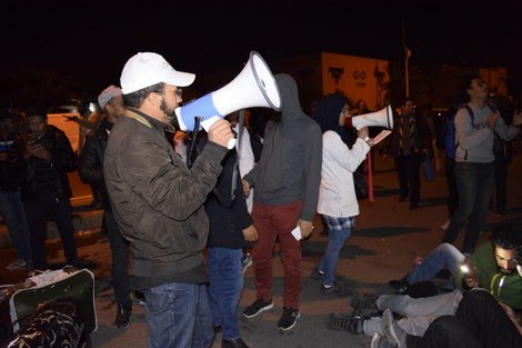 الأساتذة المتعاقدون بمراكش يعتصمون احتجاجا على تهرب مدير الأكاديمية