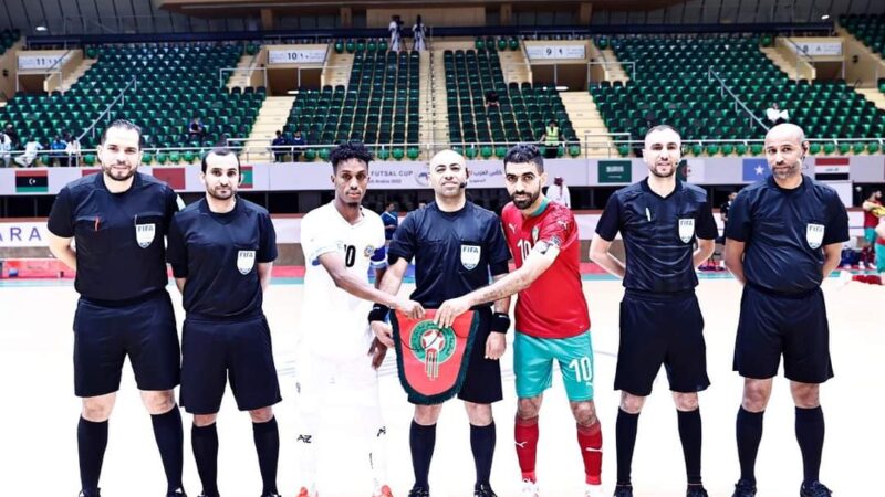 المنتخب المغربي يدك شباك نظيره الصومالي بحصة 16 هدفا في البطولة العربية للفوتصال