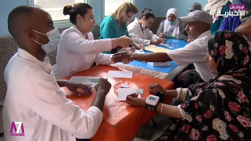 فيديو : أزيد من 300 شخص يستفيدون من حملة طبية بأولاد الدليم