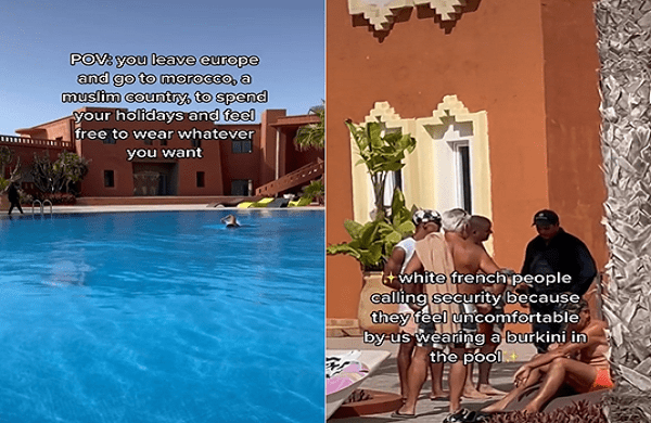 فيديو منع مهاجرة مغربية من السباحة ب »البوركيني » في مراكش يثير الجدل