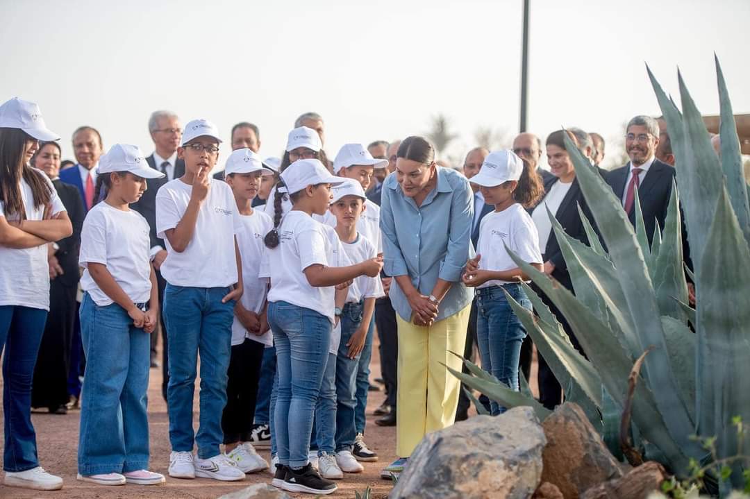 الأميرة للا حسناء تدشن بمراكش منتزه الزيتون ب”غابة الشباب”