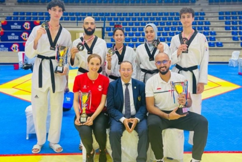 ابنة اليوسفية الصاحب تهدي المغرب ذهبية بالبطولة العربية للتايكوندو