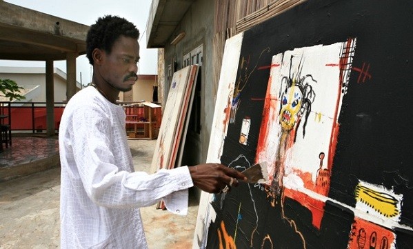 الفنان البنيني دومينيك زينكيي يعرض آخر أعماله بمراكش