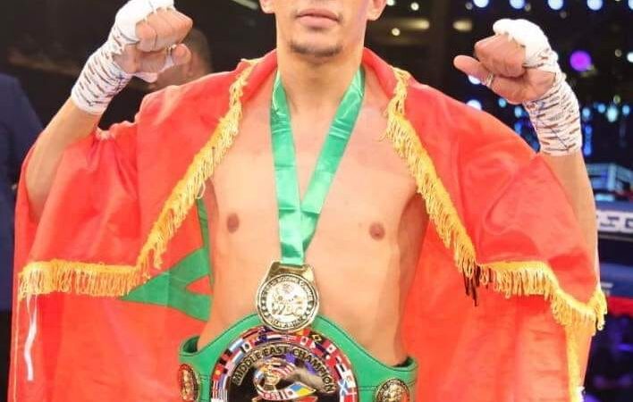 البطل المراكشي محمد ابراهيم صيلان أول مغربي يحقق لقب WBC العالمي للمواي طاي