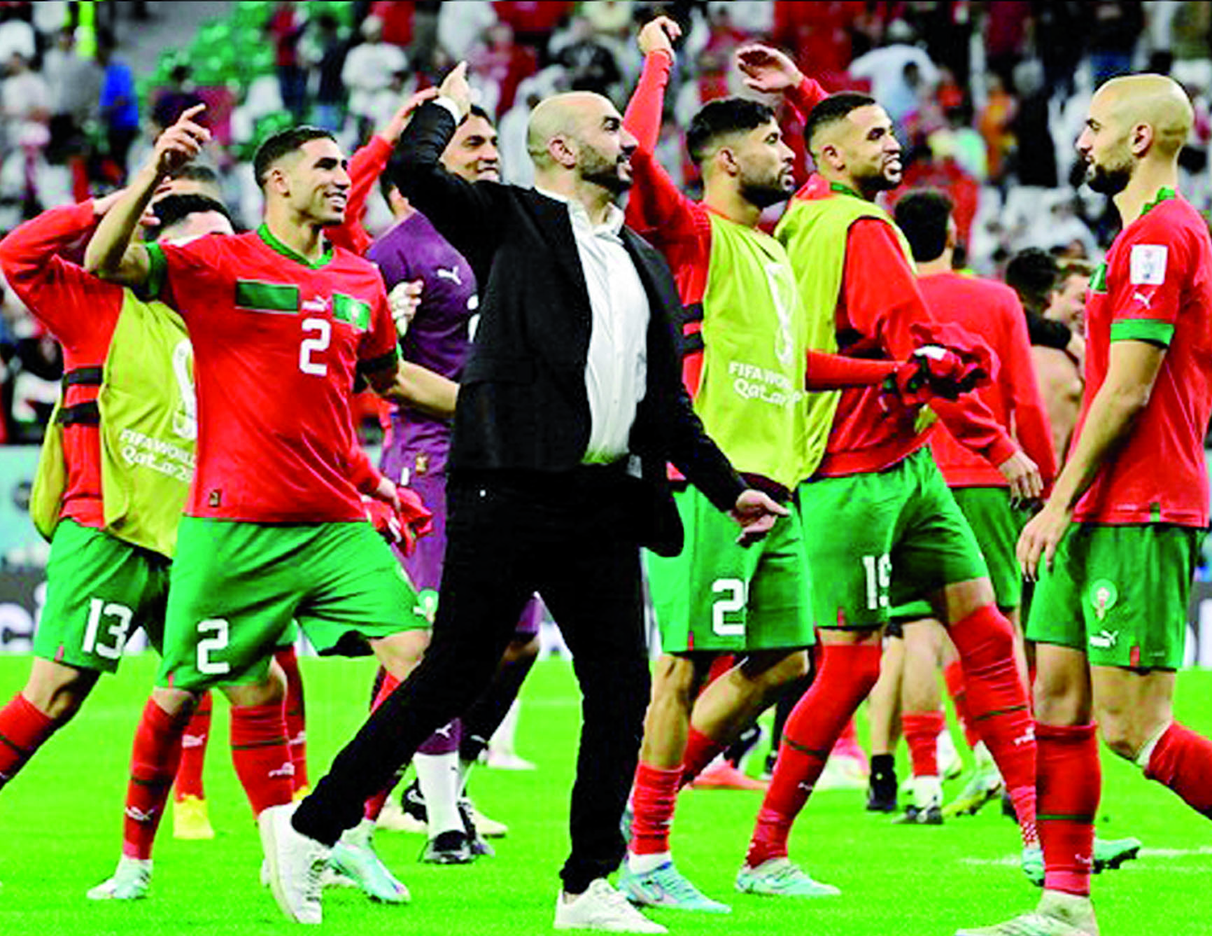 لائحة المنتخب الوطني المدعوة لمواجهة البرازيل