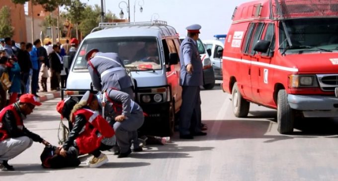حادثة سير خطيرة بتامصلوحت تتسبب في اصابة أجنبي ومواطن مغربي