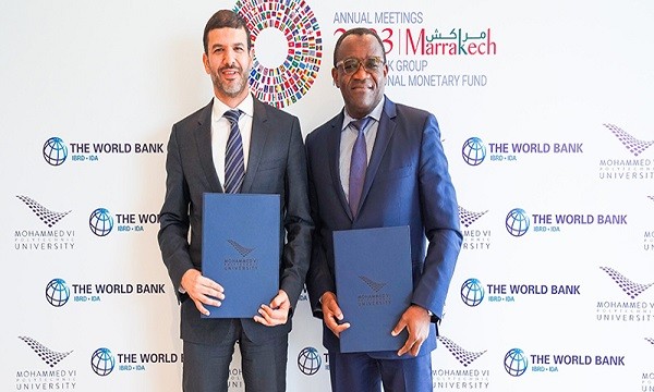 اتفاقية شراكة بين جامعة محمد السادس والبنك الدولي تحضيرا لاجتماع مراكش