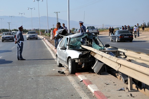 حوادث السير تودي بحياة 26 شخصا في أسبوع