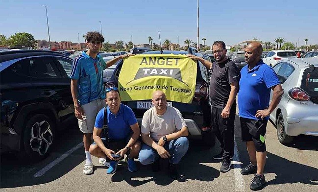 سائقو سيارات أجرة إسبان يحلون بمراكش لتقديم مساعداتهم لضحايا الزلزال