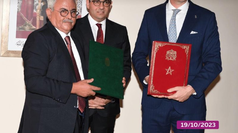 توقيع اتفاقية للتعاون في إنتاج الأفلام بين المغرب والمجر.