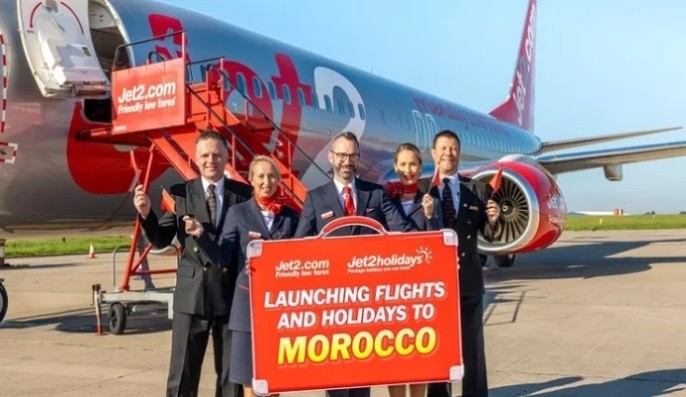 شركة الطيران البريطانية « جيت 2 » تربط مراكش وأكادير مع ست مدن بريطانية