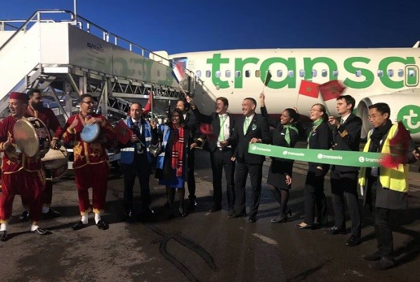 تدشين الخط الجوي الجديد لشركة « ترانزافيا » بين مراكش ورين الفرنسية