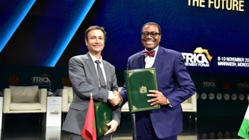 توقيع اتفاق بمراكش بين صندوق محمد السادس للاستثمار والبنك الإفريقي للتنمية