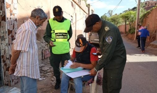 انطلاق عملية انجاز الدراسات الطبوغرافية في المناطق المتضررة بشيشاوة