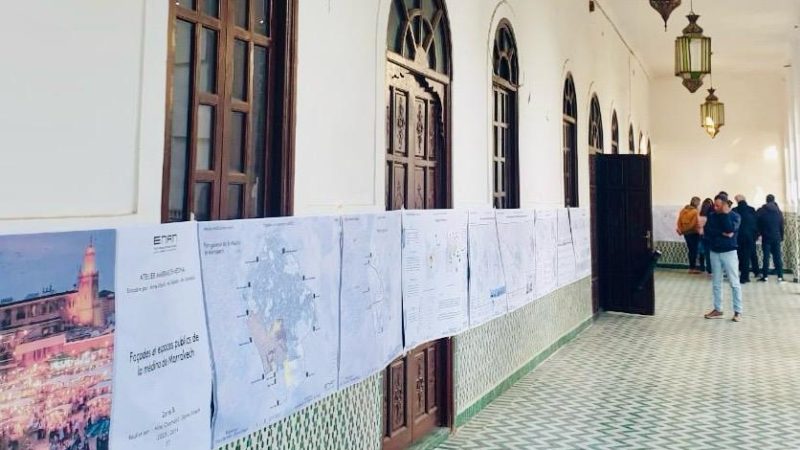 طلبة مهندسون بمراكش يقدمون نتاج أعمالهم في إطار مبادرة « محترف المدينة العتيقة »