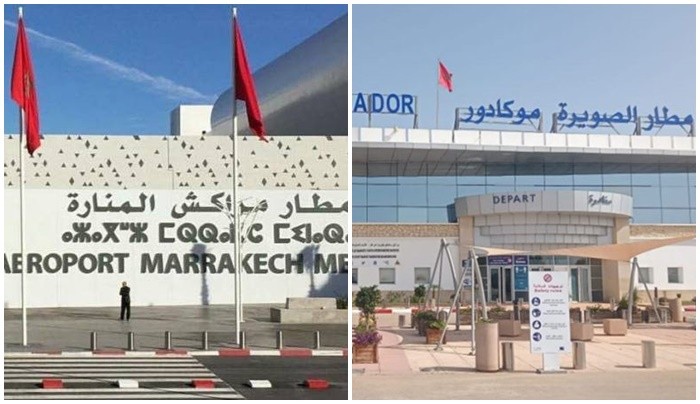 مطار مراكش الثاني وطنيا في حركة النقل الجوي خلال يناير الماضي ومطار الصويرة في المرتبة 12