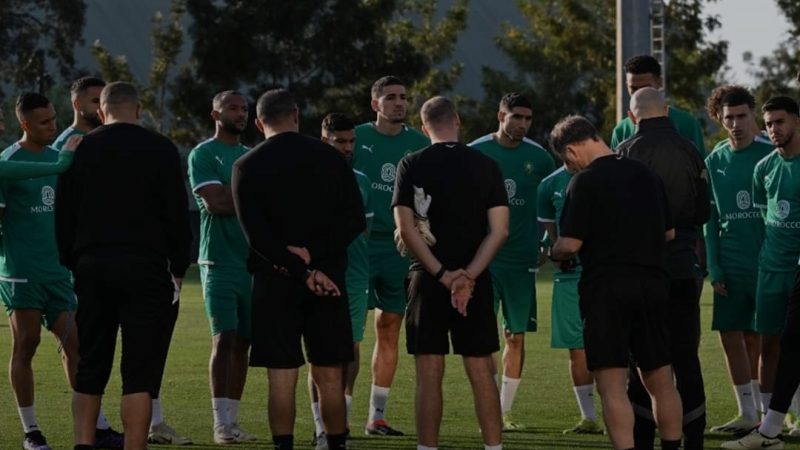 المنتخب الوطني ينهي استعداداته بالرباط قبل التوجه الى أكادير