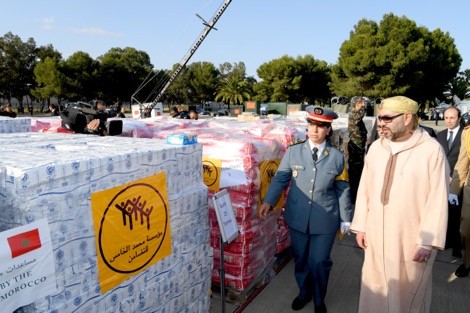 المساعدات المغربية لسكان غزة.. الولايات المتحدة تشيد بريادة جلالة الملك