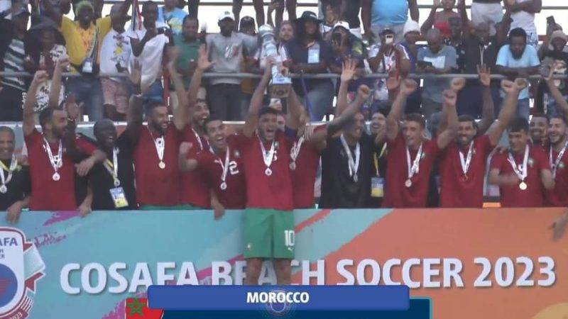 المنتخب الوطني لكرة القدم الشاطئية يحرز لقب الدوري الودي كوسافا