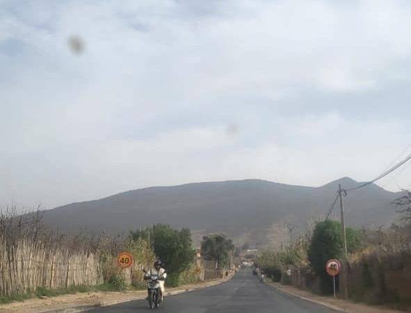 تقدم أشغال توسيع وتقوية الطريق الإقليمية بين امليل وأسني
