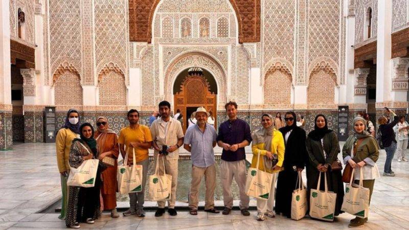 فنانون قطريون في رحلة استكشافية بمراكش