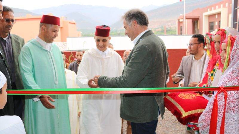 افتتاح مكتبة نموذجية بجماعة أسني بإقليم الحوز