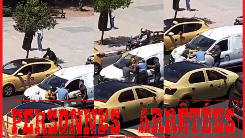 تبادل الضرب وسط الشارع يقود لاعتقال سائقين « للطاكسي » بمراكش